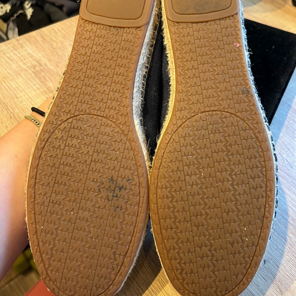 Michael Kors Navy Espadrille Shoes - Picture 3 of 6